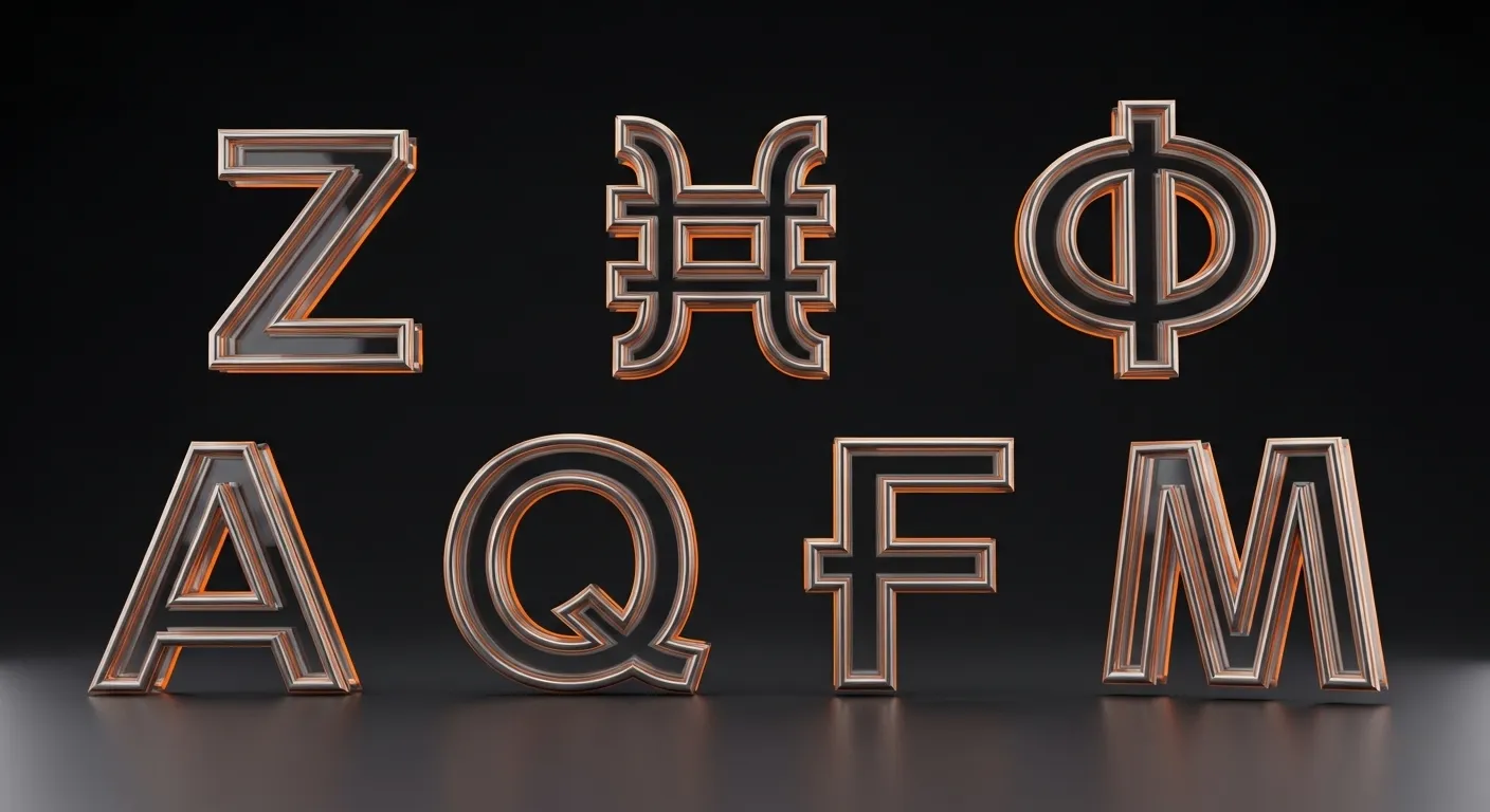 Store bogstaver og specialsymboler: Typografi og kode